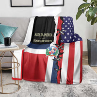 Dominican Republic Blanket Made In America with Dominican Parts DT03