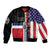 Dominican Republic Bomber Jacket Made In America with Dominican Parts DT03