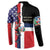 Dominican Republic Button Sweatshirt Made In America with Dominican Parts DT03