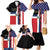 Dominican Republic Family Matching Mermaid Dress and Hawaiian Shirt Made In America with Dominican Parts DT03