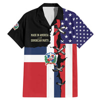 Dominican Republic Family Matching Mermaid Dress and Hawaiian Shirt Made In America with Dominican Parts DT03