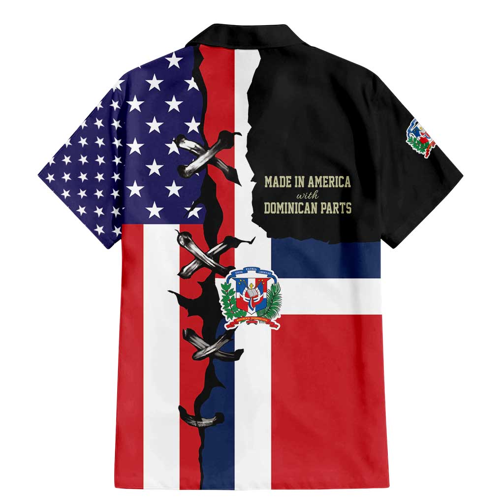 Dominican Republic Family Matching Mermaid Dress and Hawaiian Shirt Made In America with Dominican Parts DT03