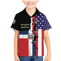 Dominican Republic Family Matching Mermaid Dress and Hawaiian Shirt Made In America with Dominican Parts DT03