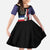 Dominican Republic Family Matching Off Shoulder Maxi Dress and Hawaiian Shirt Made In America with Dominican Parts DT03