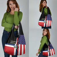 Dominican Republic Grocery Bag Made In America with Dominican Parts DT03