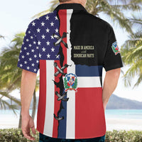Dominican Republic Hawaiian Shirt Made In America with Dominican Parts DT03