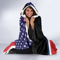 Dominican Republic Hooded Blanket Made In America with Dominican Parts DT03