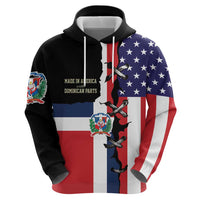 Dominican Republic Hoodie Made In America with Dominican Parts DT03