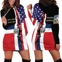 Dominican Republic Hoodie Dress Made In America with Dominican Parts DT03