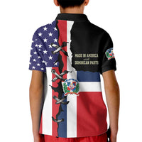 Dominican Republic Kid Polo Shirt Made In America with Dominican Parts DT03