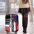 Dominican Republic Luggage Cover Made In America with Dominican Parts DT03