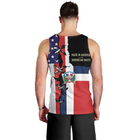 Dominican Republic Men Tank Top Made In America with Dominican Parts DT03