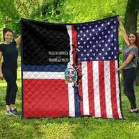 Dominican Republic Quilt Made In America with Dominican Parts DT03