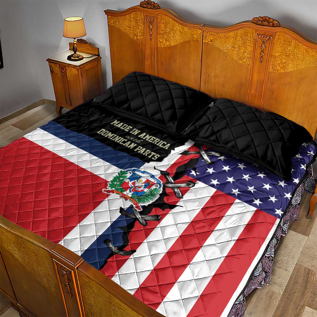 Dominican Republic Quilt Bed Set Made In America with Dominican Parts DT03