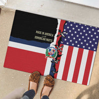 Dominican Republic Rubber Doormat Made In America with Dominican Parts DT03
