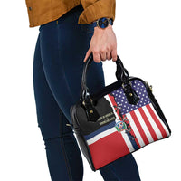 Dominican Republic Shoulder Handbag Made In America with Dominican Parts DT03