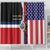 Dominican Republic Shower Curtain Made In America with Dominican Parts DT03