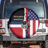 Dominican Republic Spare Tire Cover Made In America with Dominican Parts DT03