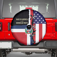 Dominican Republic Spare Tire Cover Made In America with Dominican Parts DT03