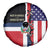 Dominican Republic Spare Tire Cover Made In America with Dominican Parts DT03