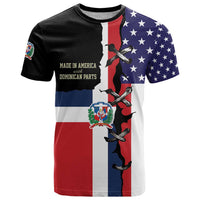 Dominican Republic T Shirt Made In America with Dominican Parts DT03