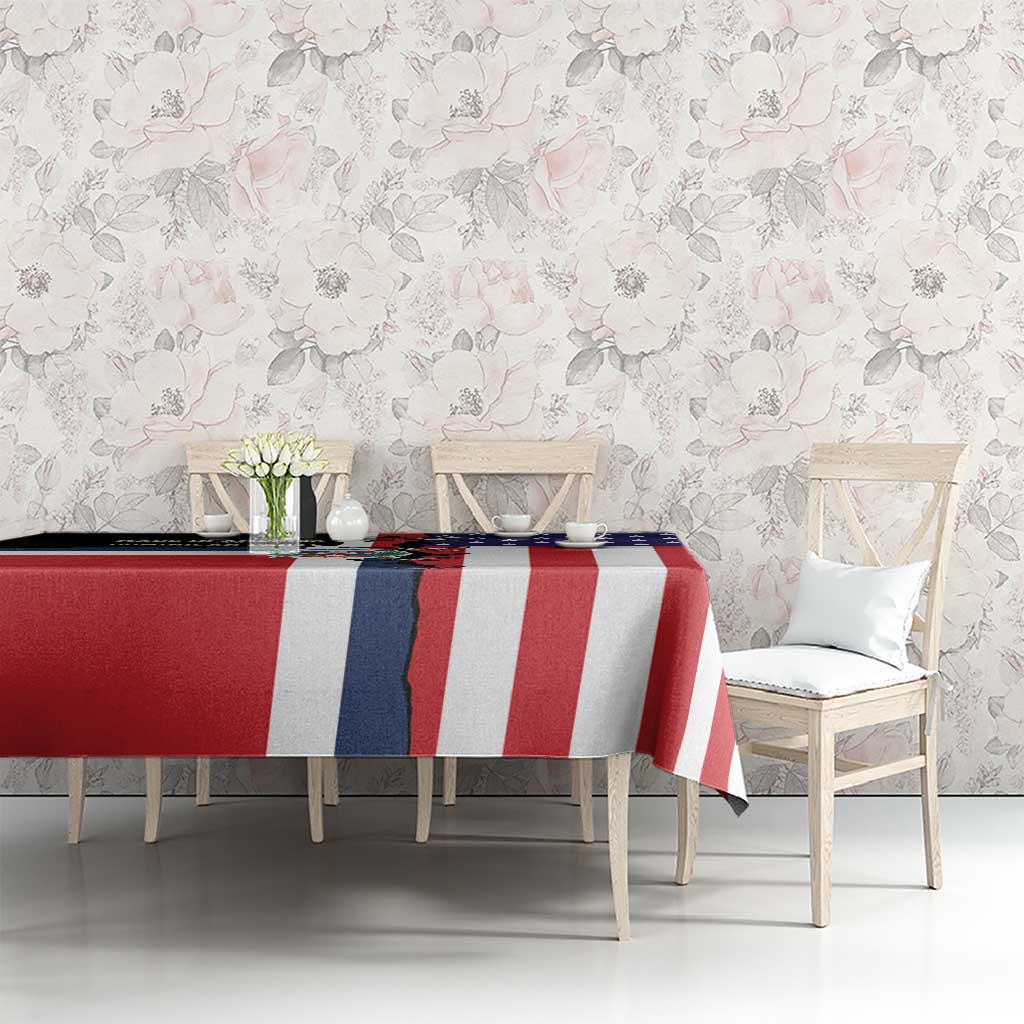 Dominican Republic Tablecloth Made In America with Dominican Parts DT03