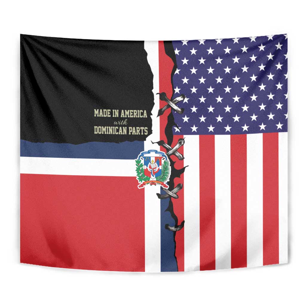 Dominican Republic Tapestry Made In America with Dominican Parts DT03