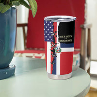 Dominican Republic Tumbler Cup Made In America with Dominican Parts DT03