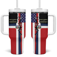 Dominican Republic Tumbler With Handle Made In America with Dominican Parts DT03