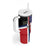 Dominican Republic Tumbler With Handle Made In America with Dominican Parts DT03