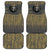Personalized Black and Gold Lion Car Mats King Africa - Wonder Print Shop