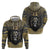 Personalized Black and Gold Lion Hoodie King Africa - Wonder Print Shop