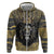 Personalized Black and Gold Lion Hoodie King Africa - Wonder Print Shop