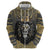 Personalized Black and Gold Lion Hoodie King Africa - Wonder Print Shop