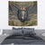 Personalized Black and Gold Lion Tapestry King Africa - Wonder Print Shop