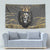 Personalized Black and Gold Lion Tapestry King Africa - Wonder Print Shop