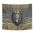 Personalized Black and Gold Lion Tapestry King Africa - Wonder Print Shop