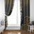 Personalized Black and Gold Lion Window Curtain King Africa - Wonder Print Shop