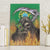 Brazil Hoodie Canvas Wall Art Brazil Reaper Skull Fire - Wonder Print Shop