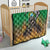 Brazil Hoodie Quilt Brazil Reaper Skull Fire - Wonder Print Shop