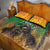 Brazil Hoodie Quilt Bed Set Brazil Reaper Skull Fire - Wonder Print Shop