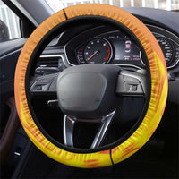 Brazil Hoodie Steering Wheel Cover Brazil Reaper Skull Fire - Wonder Print Shop