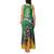 Brazil Hoodie Tank Maxi Dress Brazil Reaper Skull Fire - Wonder Print Shop
