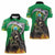 Brazil Hoodie Women Polo Shirt Brazil Reaper Skull Fire - Wonder Print Shop