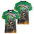 Brazil Hoodie Women V-Neck T-Shirt Brazil Reaper Skull Fire - Wonder Print Shop