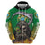 Brazil Hoodie Zip Hoodie Brazil Reaper Skull Fire - Wonder Print Shop