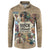 The Black Minds Behind Progress Button Sweatshirt Africa Black Invention - Wonder Print Shop