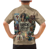 The Black Minds Behind Progress Family Matching Mermaid Dress and Hawaiian Shirt Africa Black Invention - Wonder Print Shop