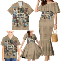 The Black Minds Behind Progress Family Matching Mermaid Dress and Hawaiian Shirt Africa Black Invention - Wonder Print Shop