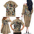 The Black Minds Behind Progress Family Matching Off The Shoulder Long Sleeve Dress and Hawaiian Shirt Africa Black Invention - Wonder Print Shop